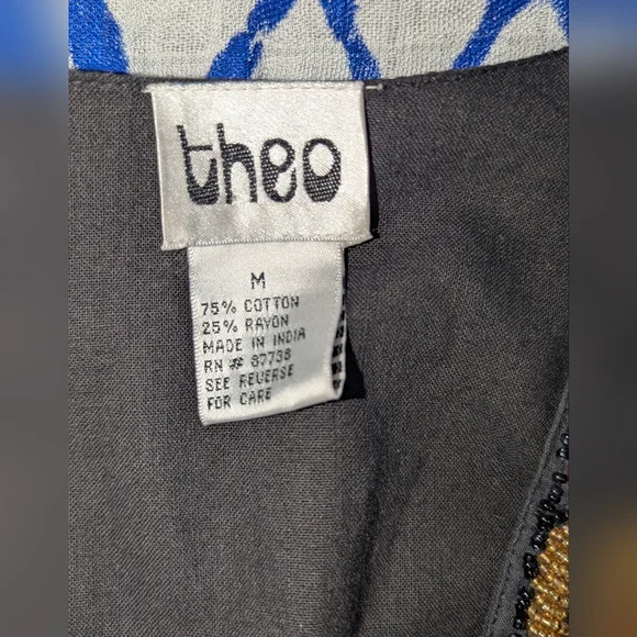 Vintage 70s 80s Theo Black & Red Plaid Heavily Sequined Vest Adult Small Beads - Picture 3 of 8